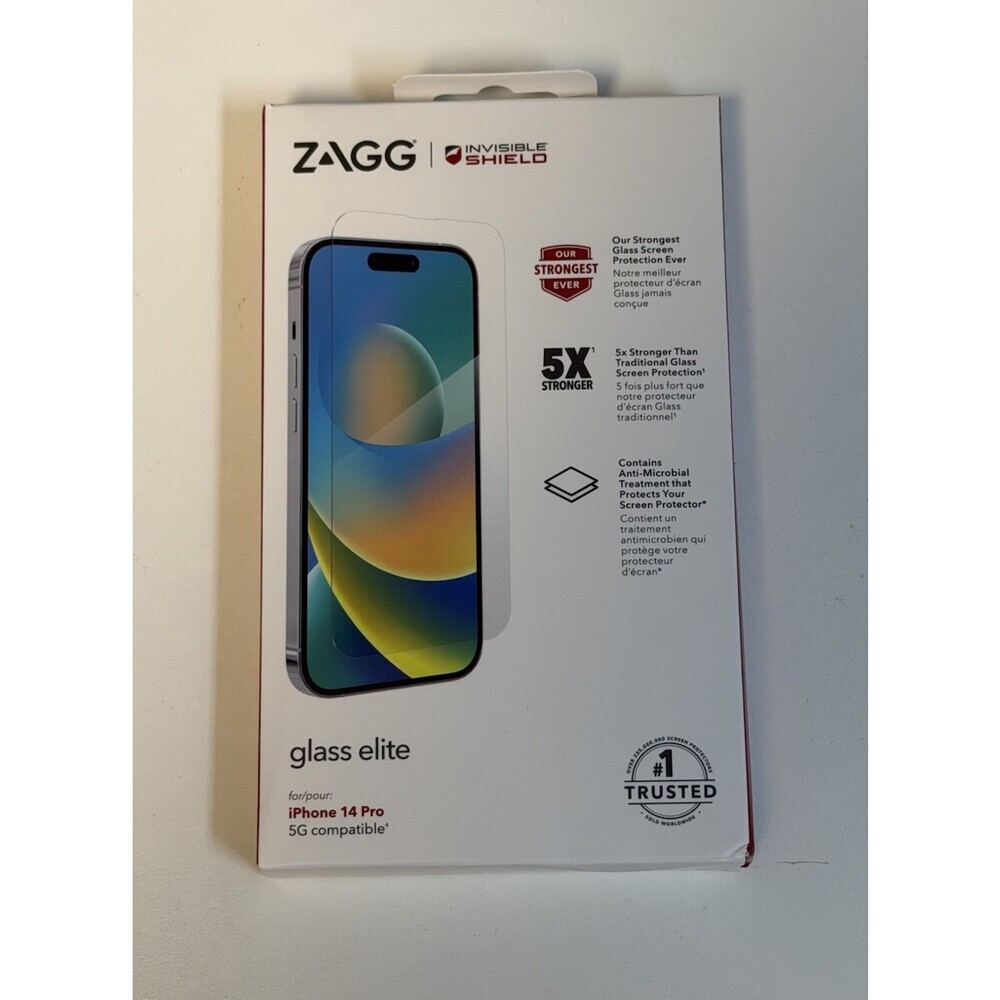 ZAGG Invisible Shield Glass Elite Protect Screen Protector for iPhone 14 | NEW